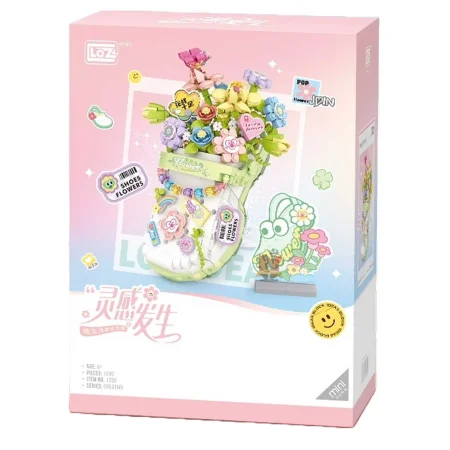 Конструктор LOZ "Цветы в сабо" IT-1350_MK