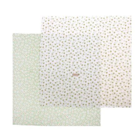 Набор тканей для пэчворка ART UZOR 50 х 50 см 2 шт «Цветочная поляна» 1872429