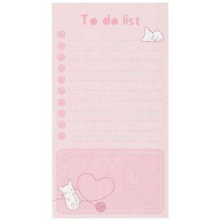 Блок для записей (To Do list) MESHU "Кitten" 8 x 15 см 50л. на склейке RE-MS_46564