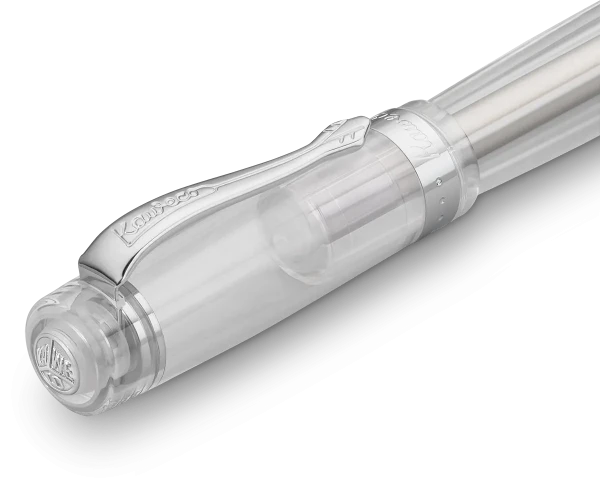 Ручка-роллер KAWECO STUDENT 0.7мм прозрачный корпус с хромированными вставками  KAW-10001192