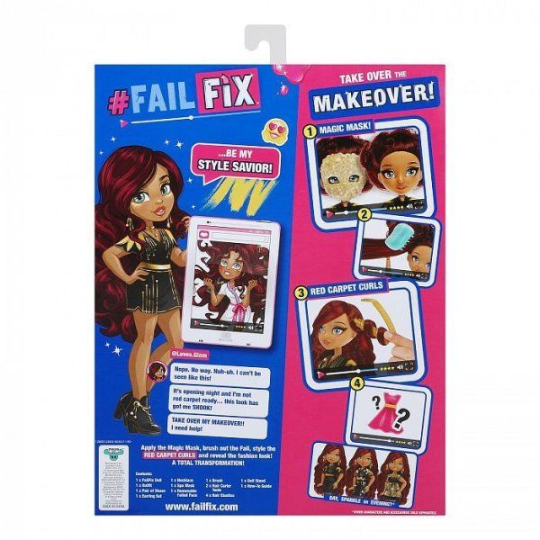 ФейлФикс Игровой набор кукла 2в1 Лавс Глэм с акс. ТМ FAILFIX ROS-38191