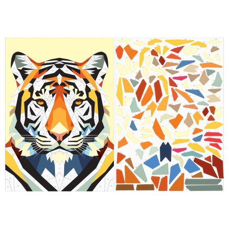 Аппликация наклейками ТРИ СОВЫ "Джунгли" А4, 2 основы, картонный конверт RE-АПн_64298