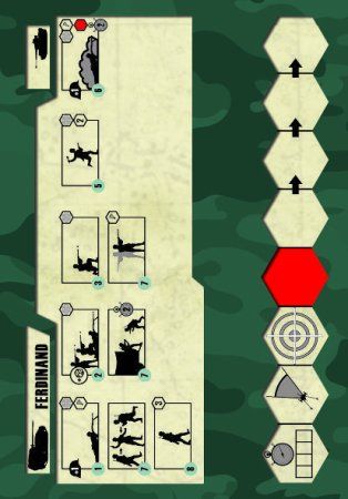 Сборная модель: Немецкая САУ Фердинанд, З-6195