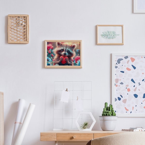 Пазл 120 элементов ФРЕЯ "Енотик с любовью" PZL-120/09