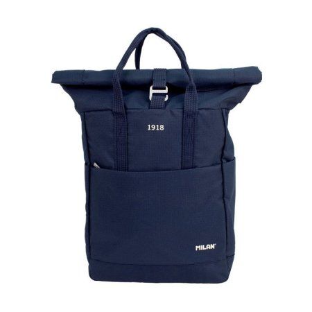 Рюкзак-сумка MILAN "1918" 10 л, 42 x 29 x 11 см, закручивающийся верх, синий ML-624302SNCB Рюкзак-сумка MILAN "1918" 10 л, 42 x 29 x 11 см, закручивающийся верх, синий ML-624302SNCB