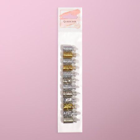 Блестки для ногтей набор 12 бутылочек мелкие/средние/крупные Благородные оттенки QF SIM-6904802 Блестки для ногтей набор 12 бутылочек мелкие/средние/крупные Благородные оттенки QF SIM-6904802