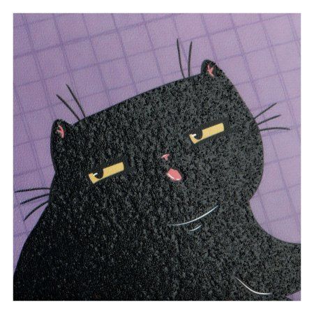 Ежедневник недатированный А5 136л. MESHU "Сat walk. Purple rebel" кожзам, тон. блок, резинка-фиксатор с аппликацией, цветной срез, закладка-ляссе RE-MS_53620