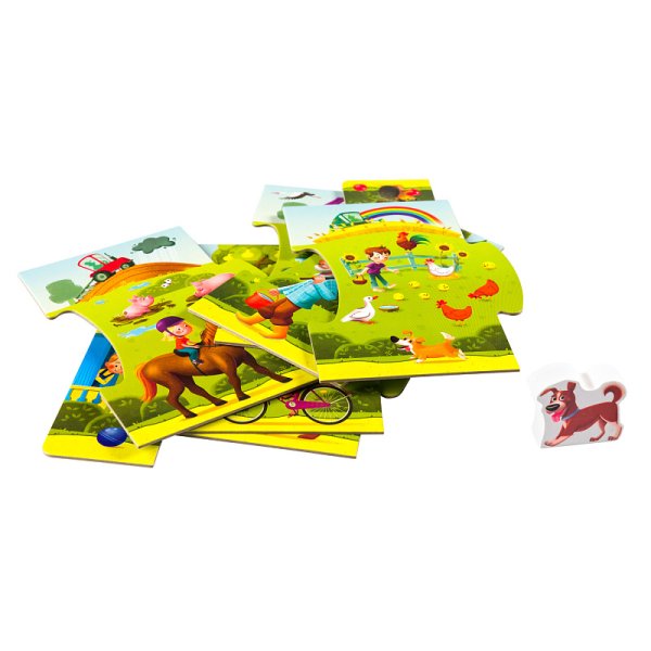 Развивающий пазл Step Puzzle "Story puzzle. Деревня" STP-80481