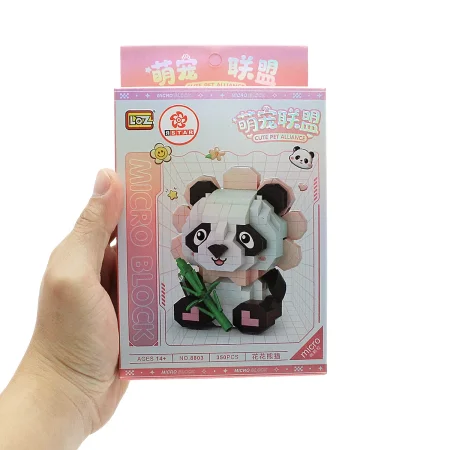 Конструктор LOZ "Панда с цветком" IT-8803_MK