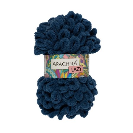 Пряжа ARACHNA Lazy 100% микрополиэстер 1 x 100 г 8.5 м №21 джинсовый ARA-LAZ-21