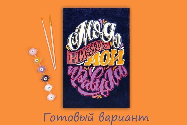 Набор для раскрашивания по номерам (холст на подрамнике) ФРЕЯ 30 х 20 см "Моя жизнь - мои правила" PNB/PS-114
