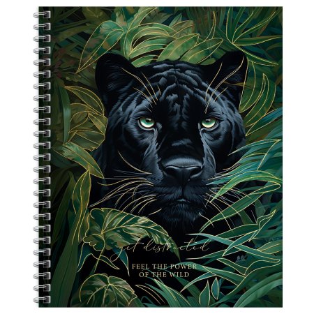 Тетрадь 96л. A5 клетка на гребне BG "Tropic style" матовая ламинация, тиснение фольгой, твердая обложка RE-ТТ5гр96_лм_тф_56715