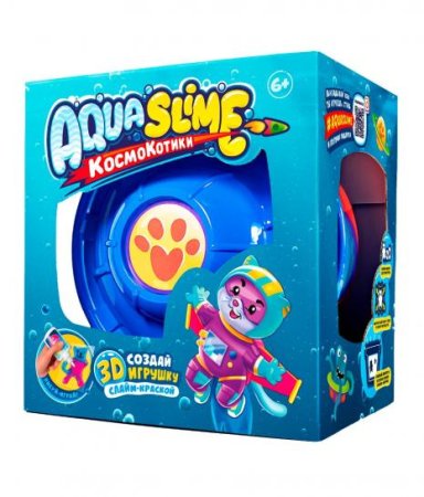 Набор для опытов Slime "Aqua Slime. Большой набор" 650 г AS-AQ002