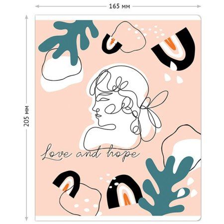 Тетрадь 96л. A5 клетка ArtSpace "Стиль. Love and hope" RE-Т96к_36428