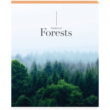 Тетрадь 48л. A5 клетка Greenwich Line "Freedom of nature" мат. ламинация, 70 г/м2 RE-N5c48-26444