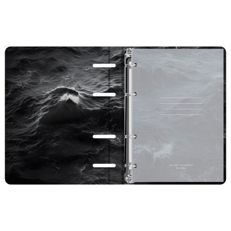 Тетрадь на кольцах 120л. A5 BG "Ocean" картон, матовая ламинация RE-ТК5к120_лм_57859