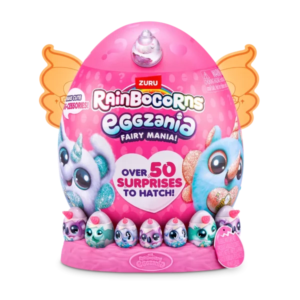 Игровой набор-сюрприз ZURU Rainbocorns Eggzania Fairy Mania S1 с акс. в ассортименте, большой IT-92106