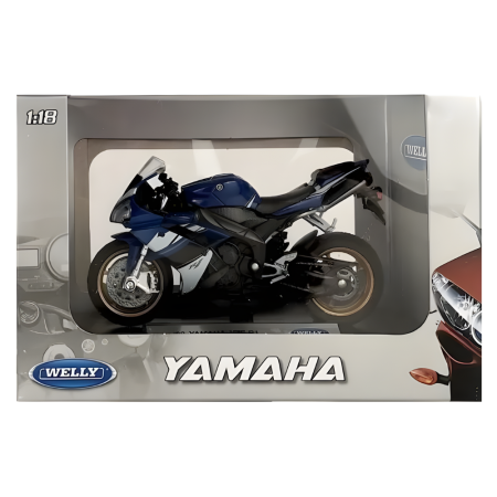 Мотоцикл WELLY 1:18 YAMAHA YZF-R1 2008, синий IT-12806PW