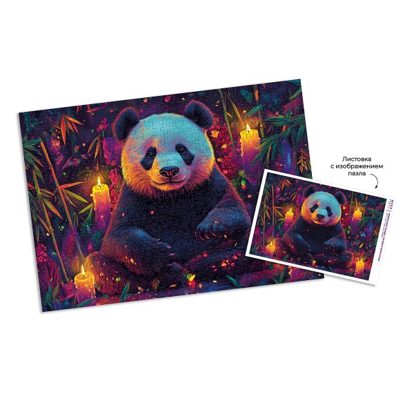 Пазл 1000 элементов ФРЕЯ "Премиальная коллекция. Медитация панды" TOP-PZL-1000/11