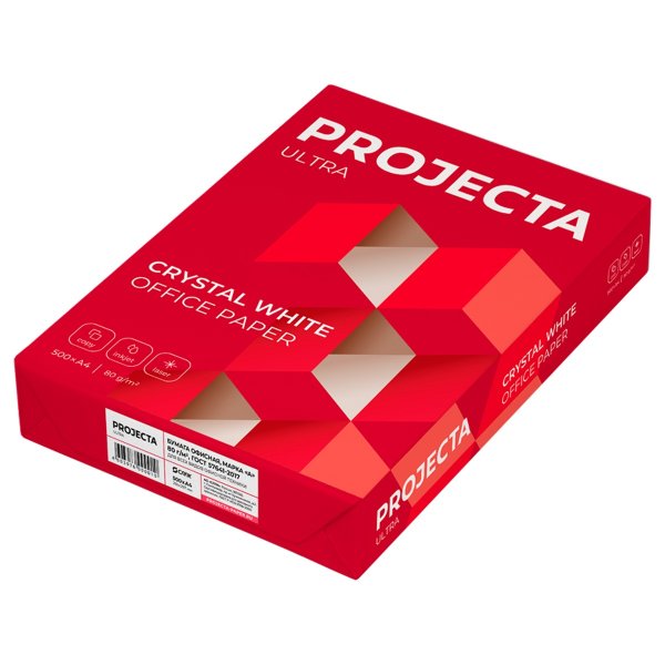 Бумага PROJECTA "Ultra" А4, Марка А, 500л.