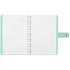 Записная книжка А5 96л. Greenwich Line "Pastel. Azure" ЛАЙТ, кожзам, скрытый гребень, блок в линию RE-NA5_51416