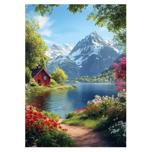 Пазл 1000 элементов ФРЕЯ "Премиальная коллекция. Вдали от суеты" TOP-PZL-1000/08