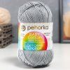 Пряжа Пехорская ПТ "Детский хлопок" 100% мерсеризованный хлопок 1 x 100 г 330 м ± 6 м №008 св.серый PEH-DHL-008
