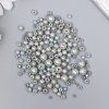 Бусины для творчества пластик "Круглые. Серебро" d=3-8 мм набор 10 г SIM-7459628