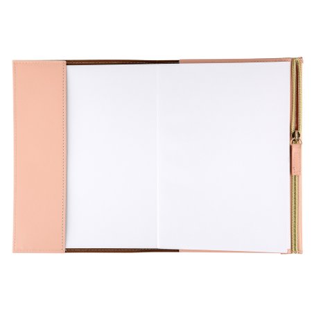 Блокнот-клатч для записей Стихия 80 г/м2, 14.2 x 20.5 см, 80 л, мягкая обложка, пудровый NP-ST04042