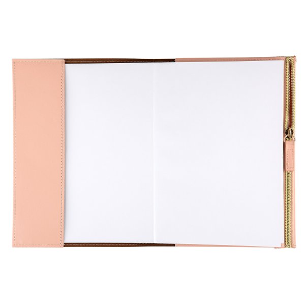 Блокнот-клатч для записей Стихия 80 г/м2, 14.2 x 20.5 см, 80 л, мягкая обложка, пудровый NP-ST04042