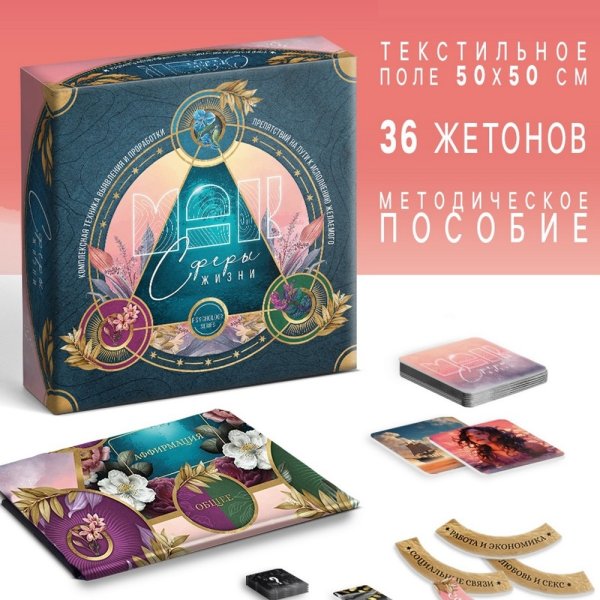 Трансформационная игра "Сферы жизни", 60 карт SIM-9690036