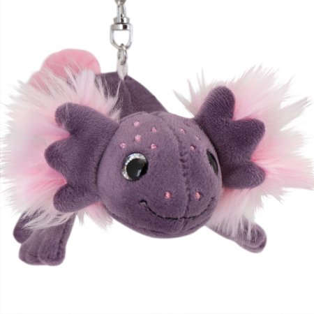 Мягкая игрушка ORANGE TOYS Аксолотль фиолетовый 16 см с метал. кольцом ORT-OT9004/16