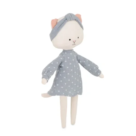 Мягкая игрушка ORANGE TOYS Кошечка Кристи в голубом платье 30 см ORT-CM01-29/13