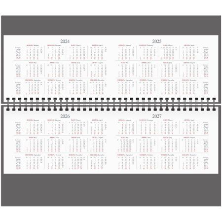 Планинг датированный 2024г. OfficeSpace "Winner" 330 x 130 мм 64л. кожзам, черный RE-Pd64_51592