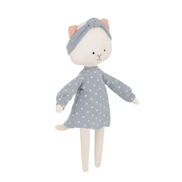 Мягкая игрушка ORANGE TOYS Кошечка Кристи в голубом платье 30 см ORT-CM01-29/13