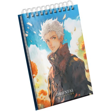 Блокнот A6 80л. BG "Аниме. Story" твердая обложка, глянцевая ламинация, на гребне RE-Бт6гр80_лг_12782