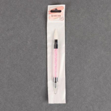 Дотс 2-х сторонний 14 см силикон/металл, розовый QF SIM-5156377 Дотс 2-х сторонний 14 см силикон/металл, розовый QF SIM-5156377