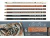 Набор масляных карандашей CRETACOLOR Oil Pencils 6 шт, мет.пенал CR40007
