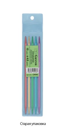 Спицы 5-ти комплектные GAMMA алюминий d 4.0 мм 15 см цветные CKN5-40