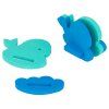 Игрушка-конструктор для купания ТРИ СОВЫ "Краб и кит" EVA, 6 элементов, 2 игрушки RE-КК002