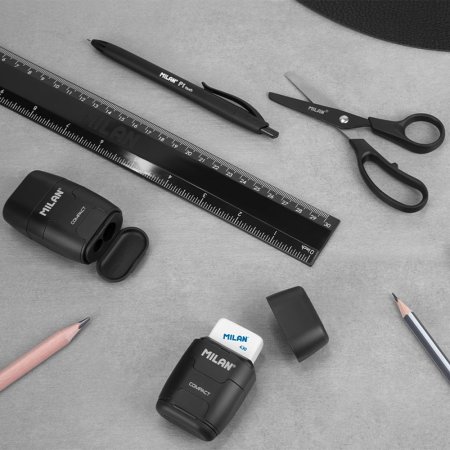 Ластик-точилка MILAN Compact Shadow, контейнер ML-4703116DW