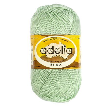 Пряжа ADELIA Aura 100% акрил 1 х 50 г 250 ± 5 м №009 св.зеленый ADE-AUR-009