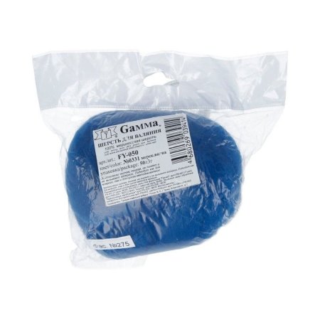 Шерсть для валяния GAMMA 100% мериносовая шерсть 50 г морская волна FY-050-0331 Шерсть для валяния GAMMA 100% мериносовая шерсть 50 г морская волна FY-050-0331