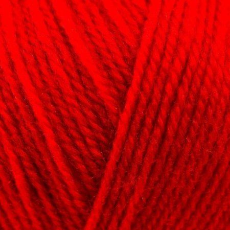 Пряжа Пехорская ПТ "Кроссбред Бразилии" 50% мериносовая шерсть, 50% акрил 1 х 100 г 500 ± 29 м №088 красный мак PEH-KRO-088