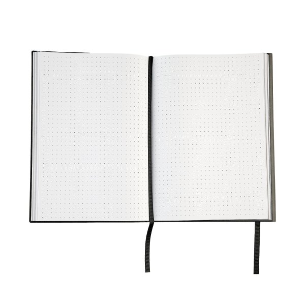 Скетчбук SKETCHMARKER Black&White два в одном, мягкая обложка черная A5, 140 г/м2, 40 л бумага белая, 70 г/м2 60 л бумага в точку MP24143004SM