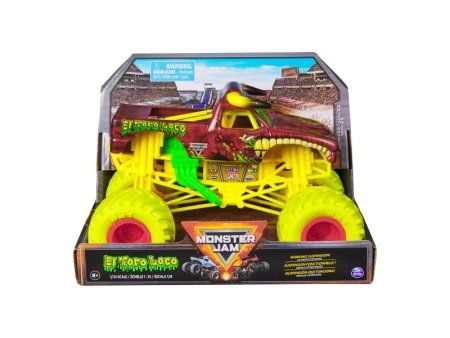 Монстер Джем. Машинка 1:24 1 шт, в ассортименте 4 вида, в откр.упаковке. Monster Jam ROS-43705 Монстер Джем. Машинка 1:24 1 шт, в ассортименте 4 вида, в откр.упаковке. Monster Jam ROS-43705