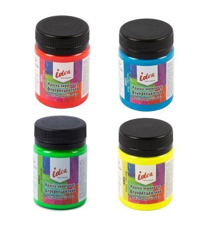 Краска акриловая VISTA-ARTISTA Idea флуоресцентная 50 мл IFA-50