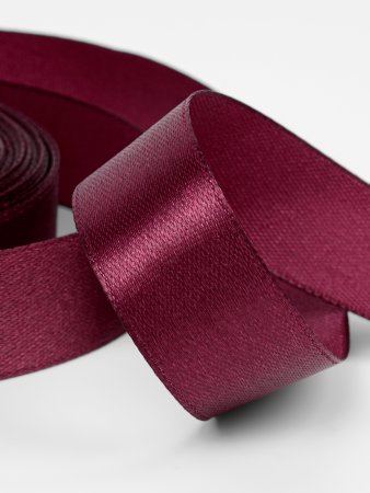 Лента атласная 20 мм x 23 ± 1 м, №165 бордовый SIM-1218298