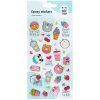 Наклейки гелевые MESHU "Cute sweets" 10 x 22 см, 31 накл, инд. уп., европодвес RE-MS_42772