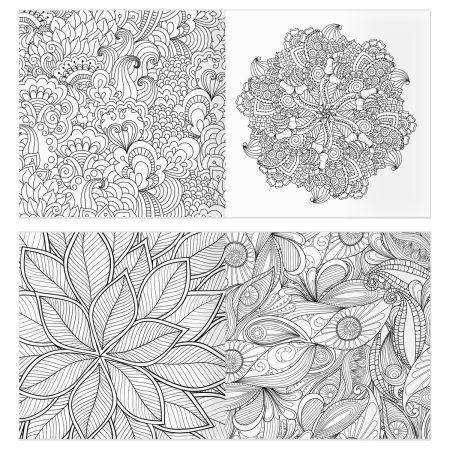 Раскраска для взрослых 228 x 228 мм ТРИ СОВЫ "Антистресс-терапия. Узоры" 64 стр., склейка RE-Pск64_63515